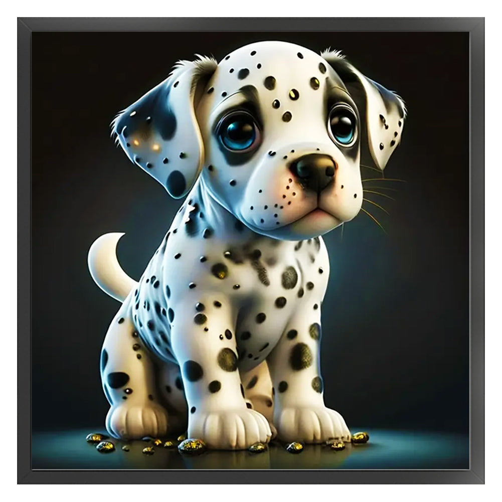 Dalmatian - 11CT Stamped Cross Stitch 40*40CM