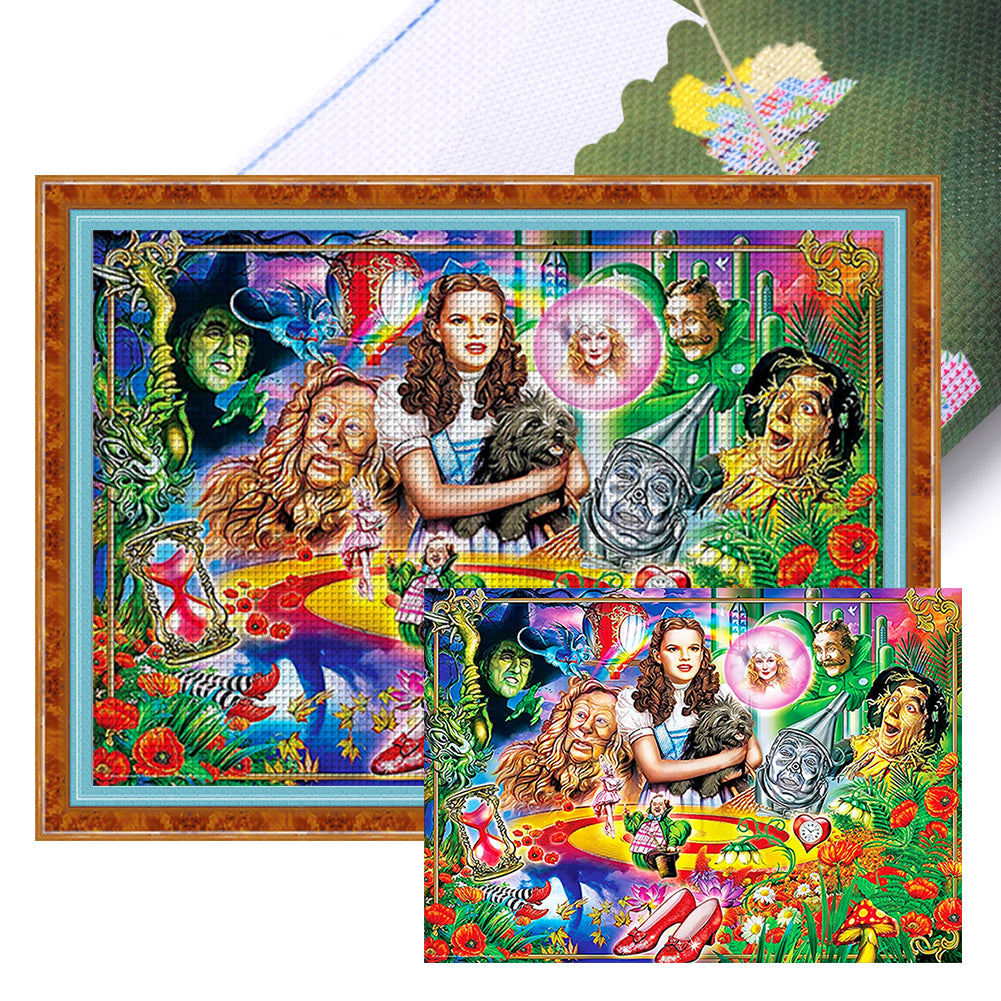 The Wizard Of Oz - 11CT Stamped Cross Stitch 70*55CM