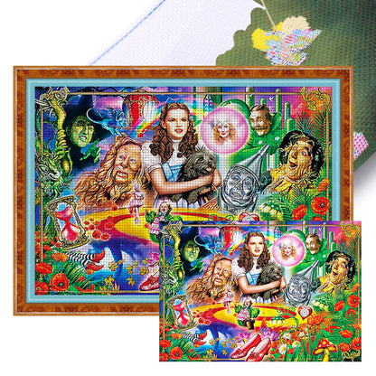 The Wizard Of Oz - 11CT Stamped Cross Stitch 70*55CM