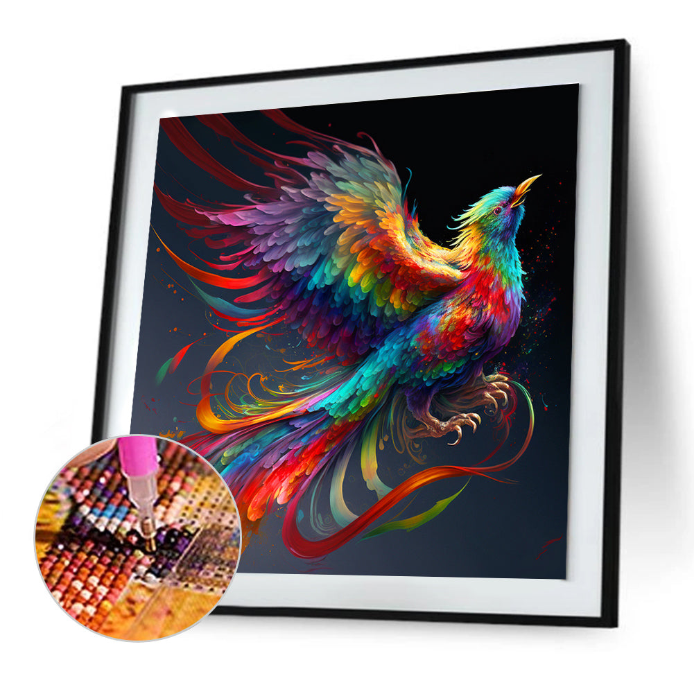 Phoenix Takes Off - Full Round Drill Diamond Painting 30*30CM