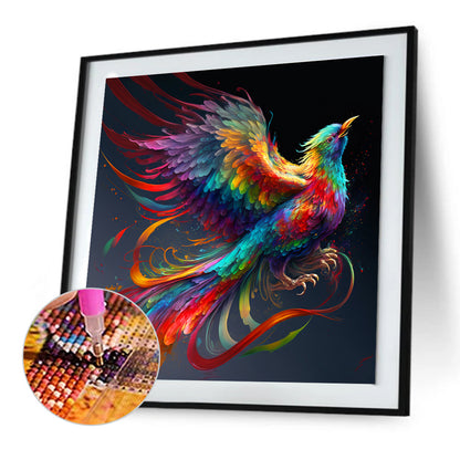 Phoenix Takes Off - Full Round Drill Diamond Painting 30*30CM
