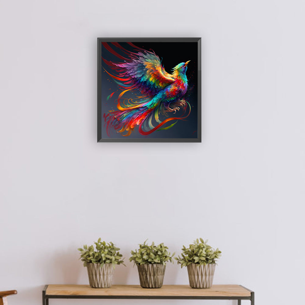Phoenix Takes Off - Full Round Drill Diamond Painting 30*30CM