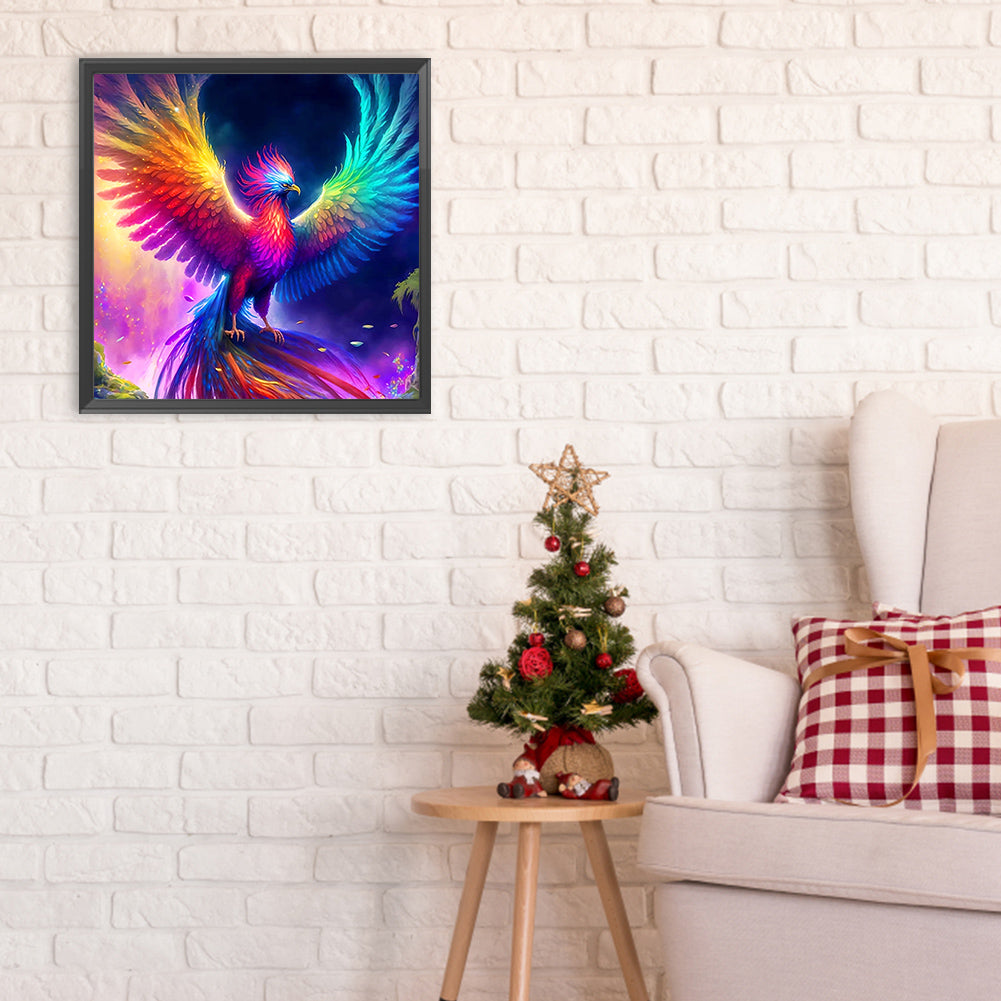 Colorful Phoenix - Full Round Drill Diamond Painting 30*30CM
