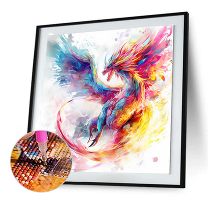 Dragon - Full Round Drill Diamond Painting 30*30CM