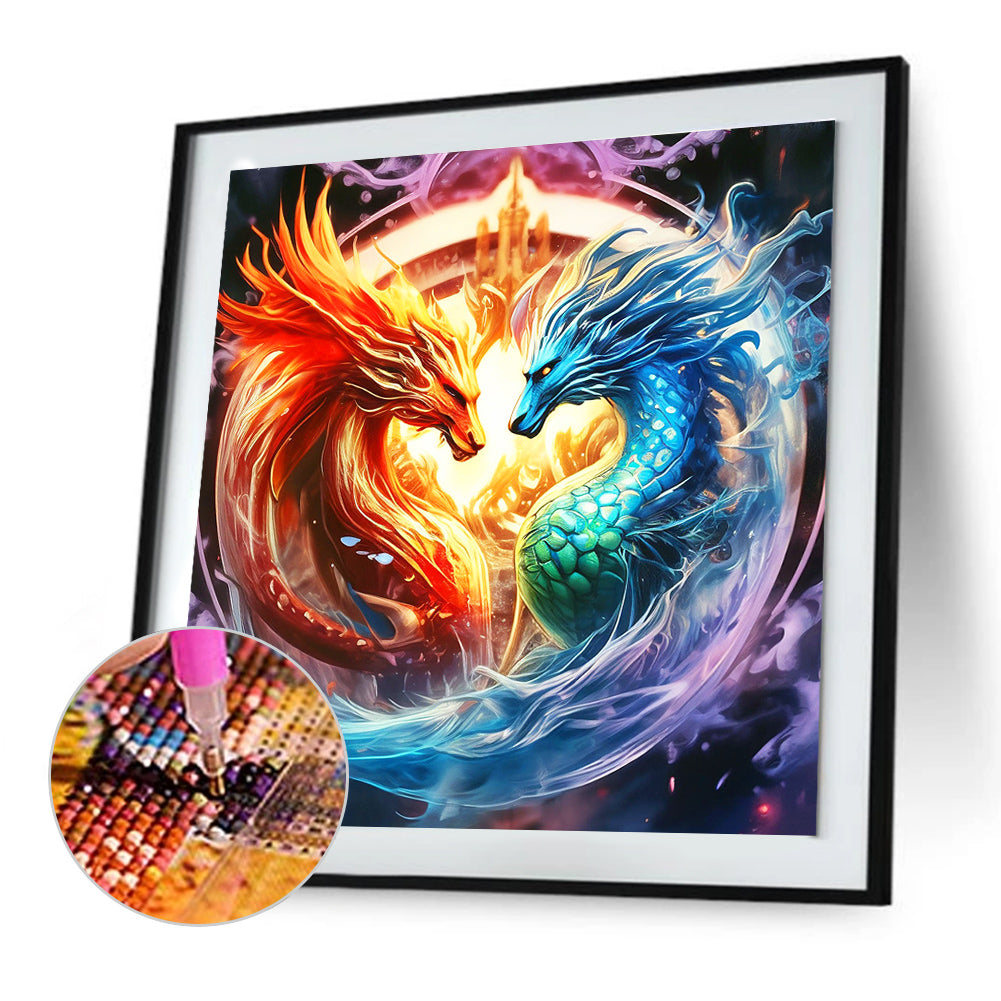Ssangyong - Full Round Drill Diamond Painting 30*30CM