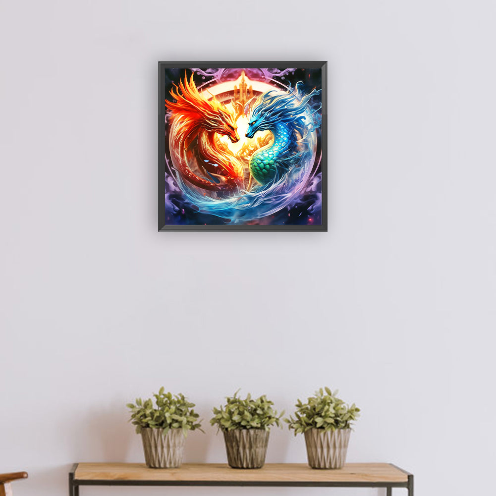 Ssangyong - Full Round Drill Diamond Painting 30*30CM