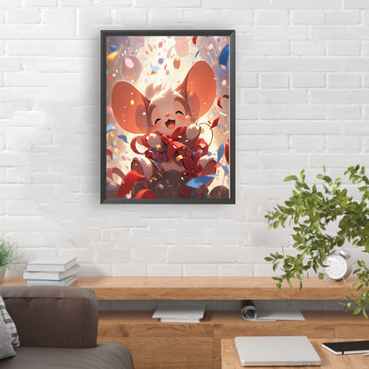Twelve Zodiac Signs: Rat - Full Round Drill Diamond Painting 30*40CM