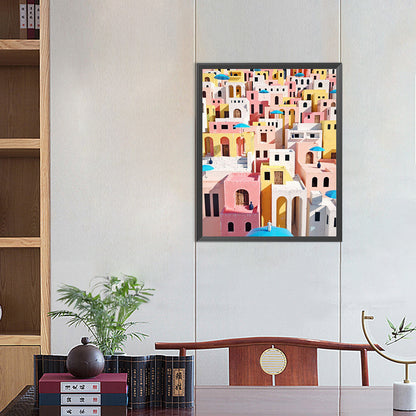 Colorful House - Full Square Drill Diamond Painting 40*50CM