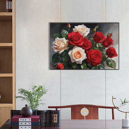 Roses - Full Square Drill Diamond Painting 60*40CM