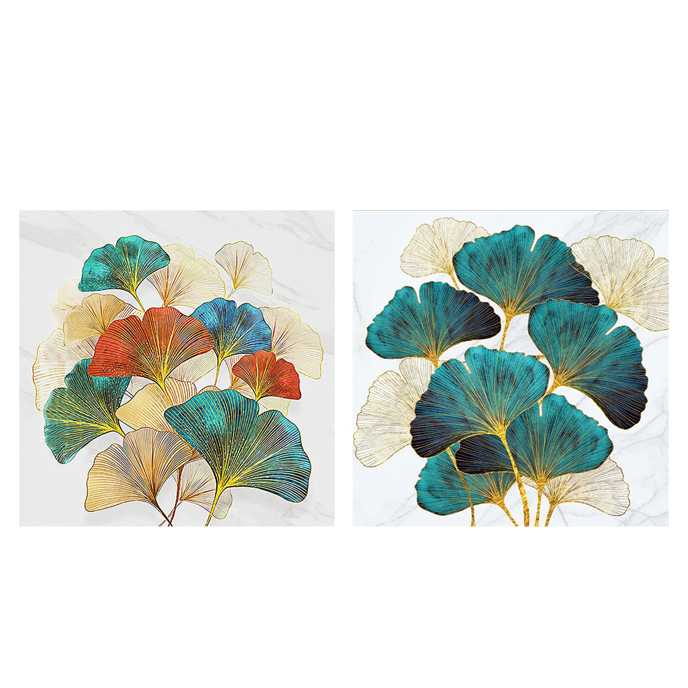 Ginkgo Biloba - 11CT Stamped Cross Stitch 50*50CM