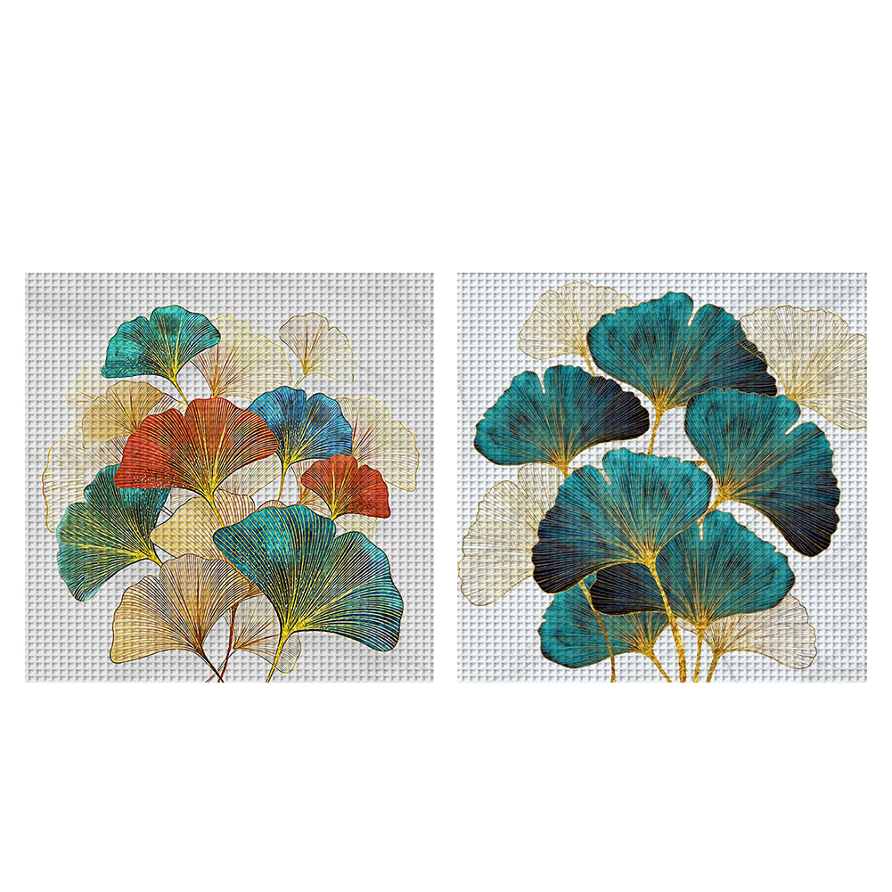 Ginkgo Biloba - 11CT Stamped Cross Stitch 50*50CM