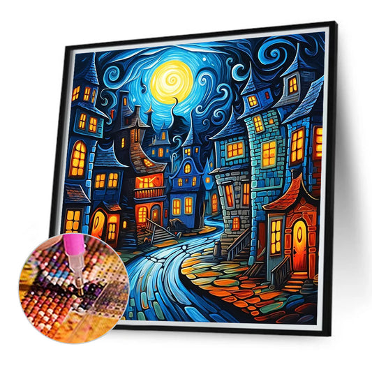 Star City - Full Round Drill Diamond Painting 40*40CM