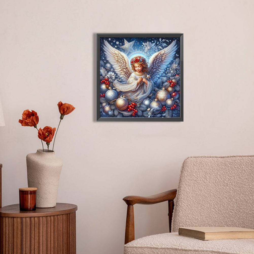 Angel Girl - Full AB Round Drill Diamond Painting 30*30CM