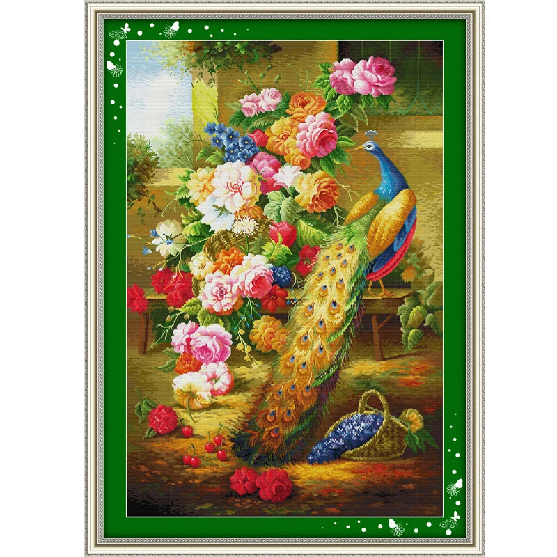 Wealth And Prosperity(2) - 14CT Stamped Cross Stitch 66*95CM