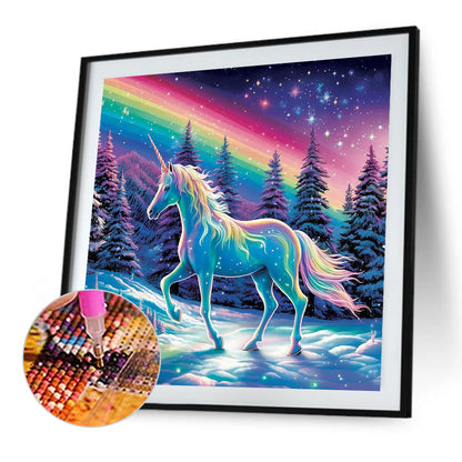 Unicorn - Full Round Drill Diamond Painting 40*40CM