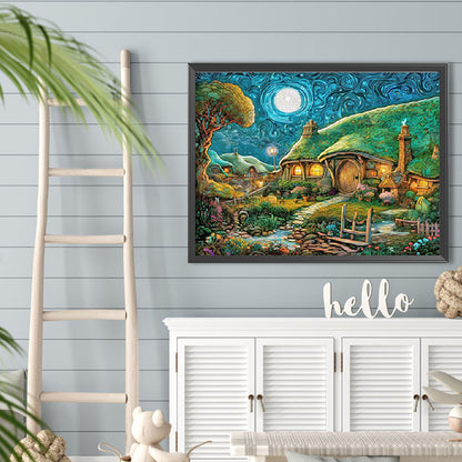 Goblin Hut - Full Round Drill Diamond Painting 45*35CM