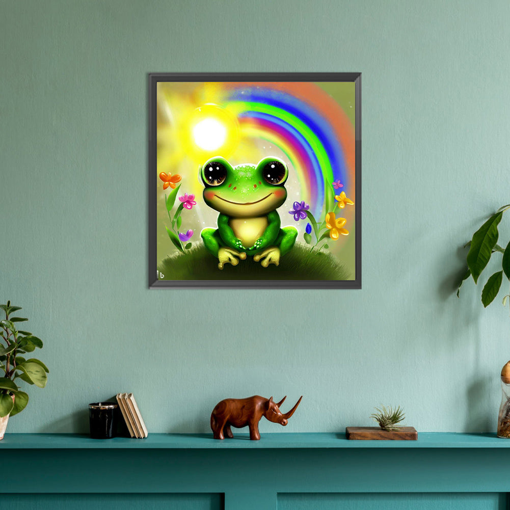 Little Frog - Full Round Drill Diamond Painting 30*30CM