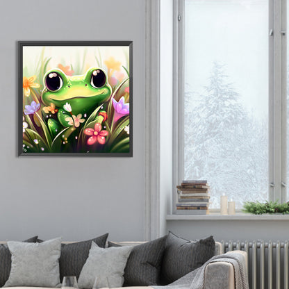 Little Frog - Full Round Drill Diamond Painting 30*30CM