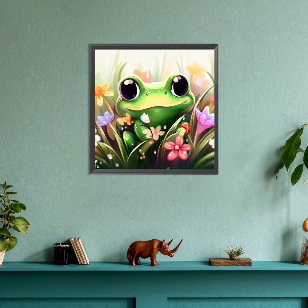 Little Frog - Full Round Drill Diamond Painting 30*30CM