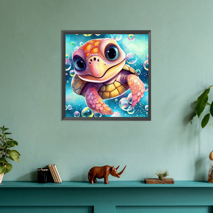 Baby Turtle - Full Round Drill Diamond Painting 30*30CM