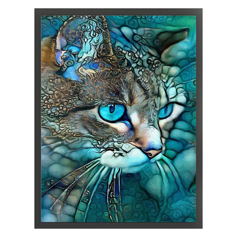 Cat - 11CT Counted Cross Stitch 36*50CM