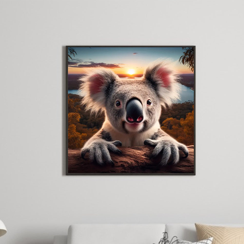 Koala - Full Round Drill Diamond Painting 40*40CM