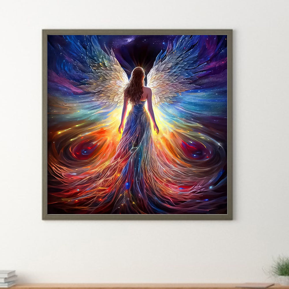 Star Light Winged Angel - Full Round Drill Diamond Painting 50*50CM