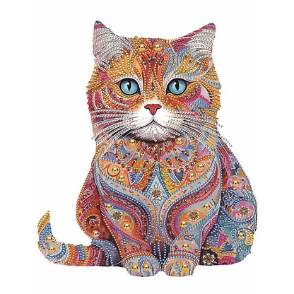 Color Cat - Special Shaped Drill Diamond Painting 30*40CM