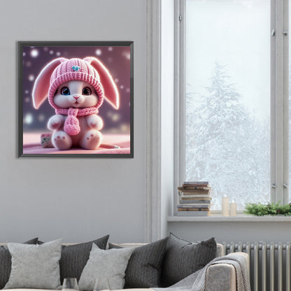 Rabbit - Full Round Drill Diamond Painting 30*30CM