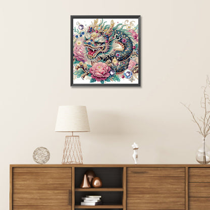 Gorgeous Dragon - Special Shaped Drill Diamond Painting 30*30CM