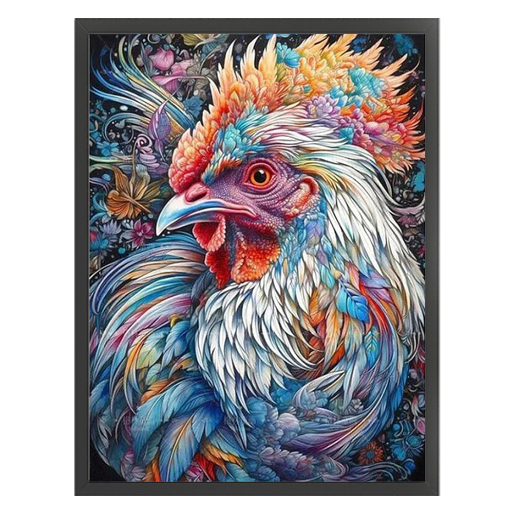 Flowers And Chickens - 11CT Stamped Cross Stitch 40*55CM