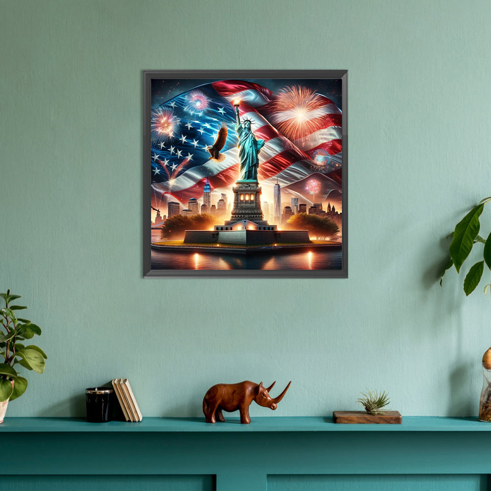 American Eagle - Full Round Drill Diamond Painting 30*30CM