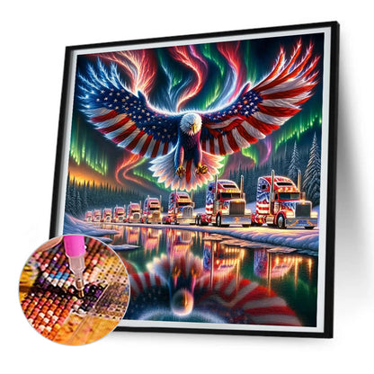 American Eagle - Full Round Drill Diamond Painting 30*30CM