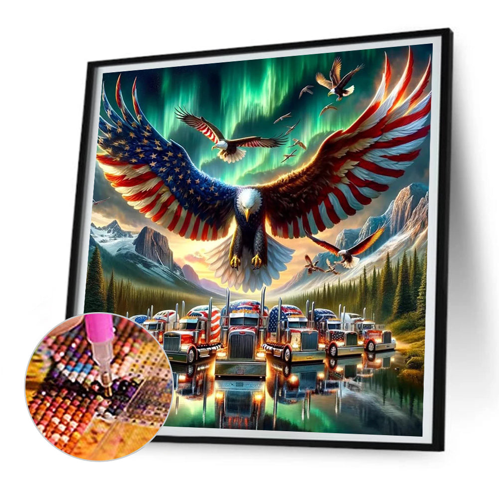 American Eagle - Full Round Drill Diamond Painting 30*30CM