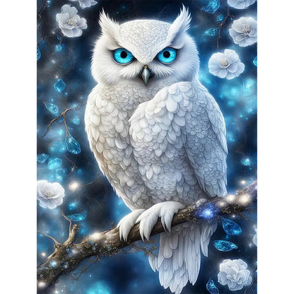 Owl - Full Round Drill Diamond Painting 30*40CM