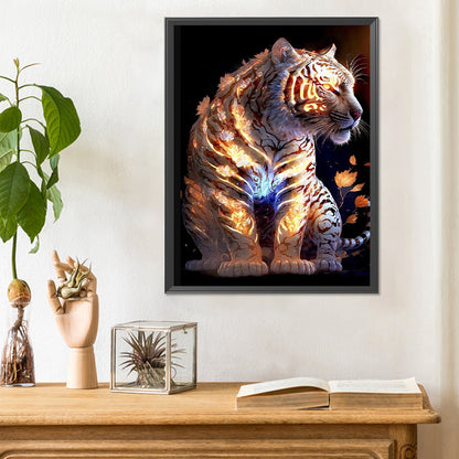 Tiger - Full Round Drill Diamond Painting 30*40CM