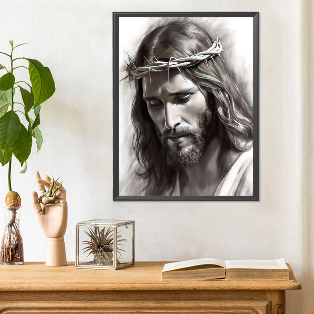 Jesus - Full Round Drill Diamond Painting 30*40CM