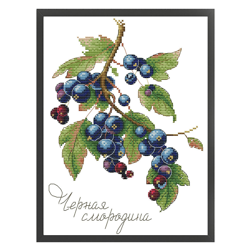 Fruit Series 2 - 14CT Stamped Cross Stitch 22*32CM(Joy Sunday)