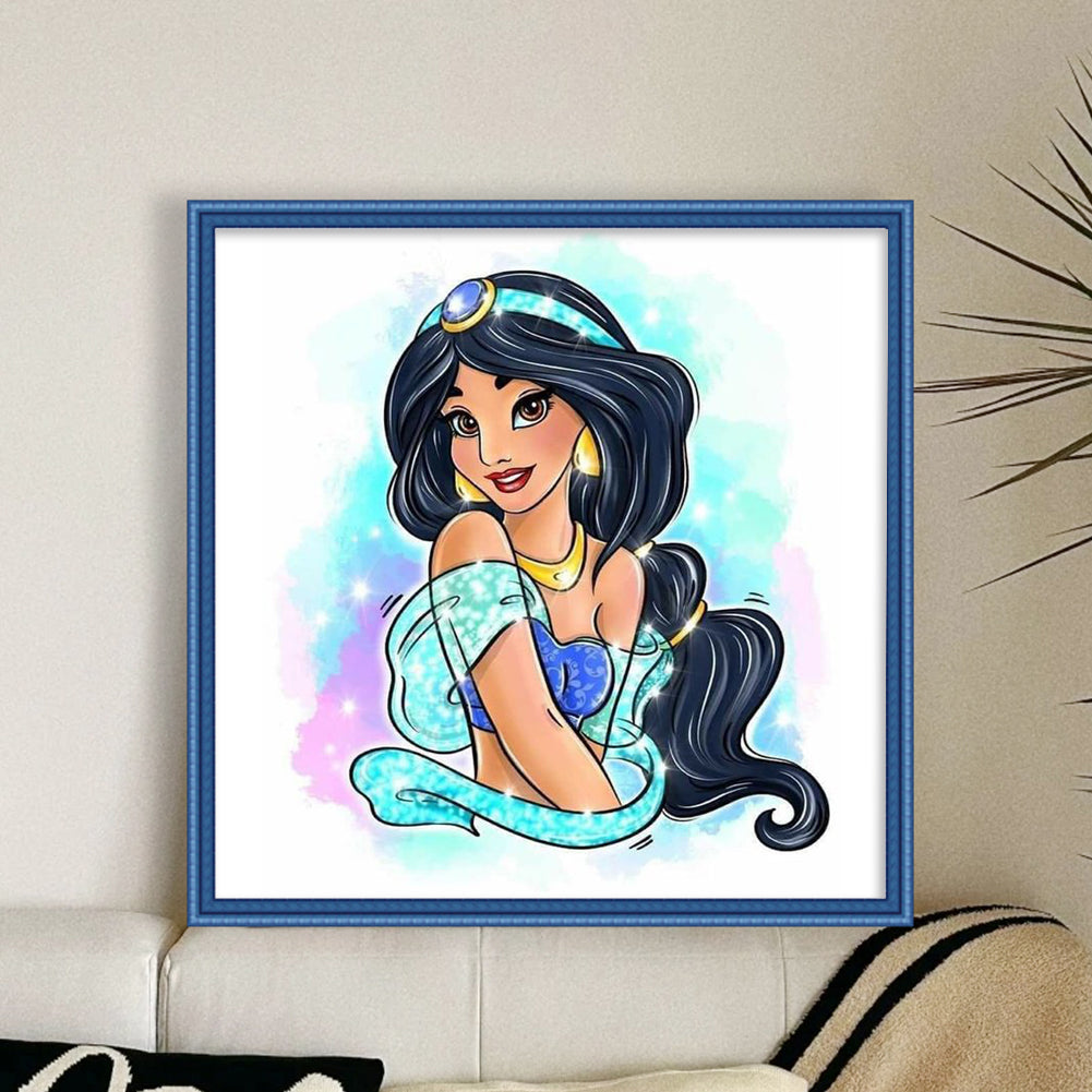 Disney Princess-Princess Jasmine - 9CT Stamped Cross Stitch 40*40CM