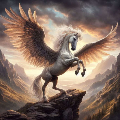 Angel Horse - Full Round Drill Diamond Painting 30*30CM