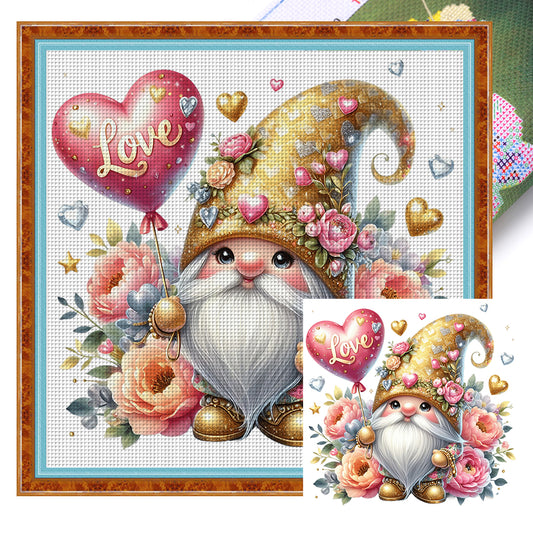 Caring Goblin - 11CT Stamped Cross Stitch 40*40CM