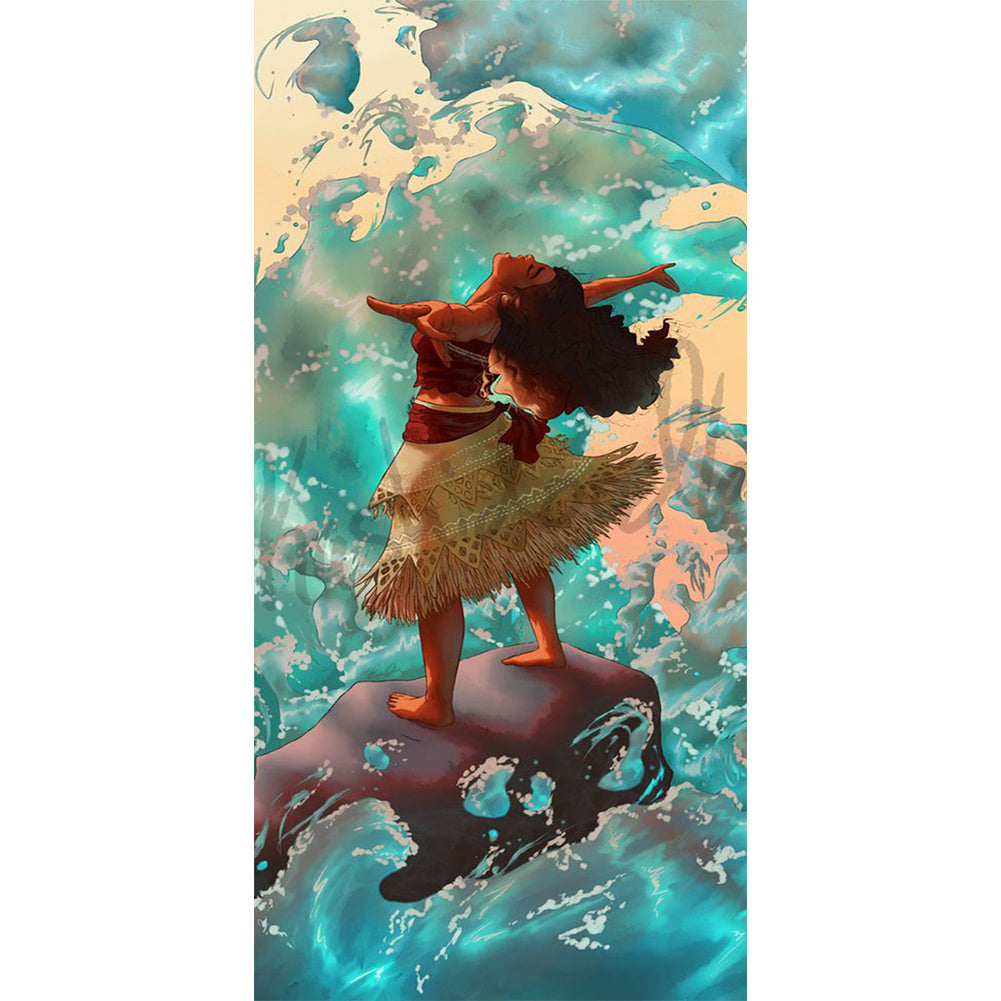 Moana - Full Round Drill Diamond Painting 30*70CM