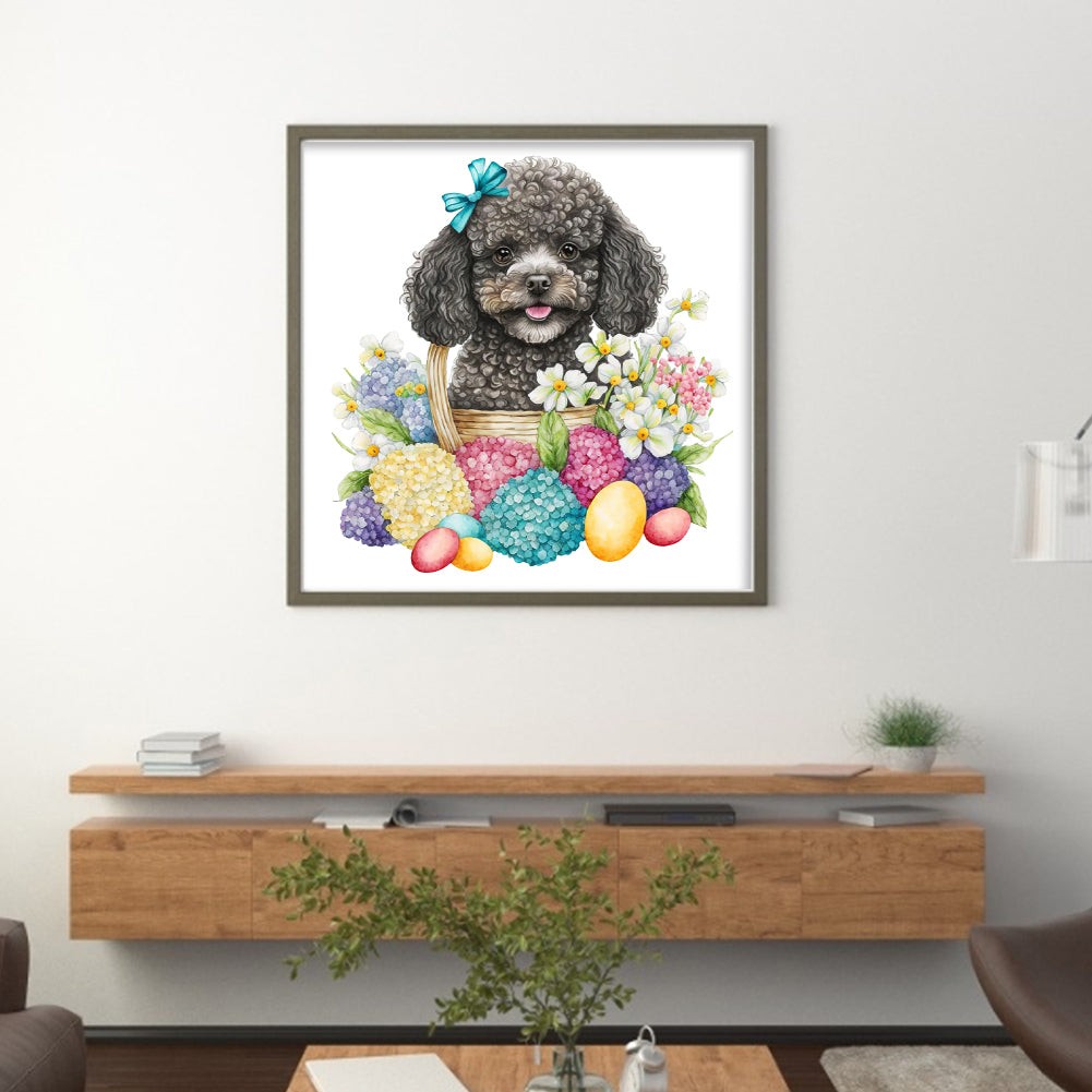 Puppy - 18CT Stamped Cross Stitch 30*30CM