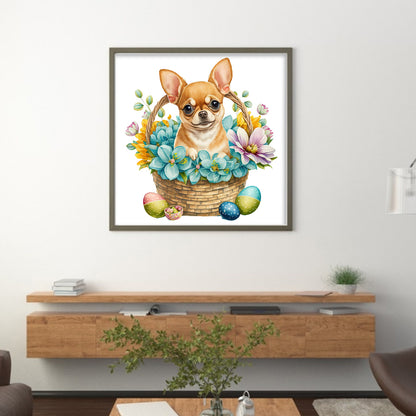 Puppy - 18CT Stamped Cross Stitch 30*30CM