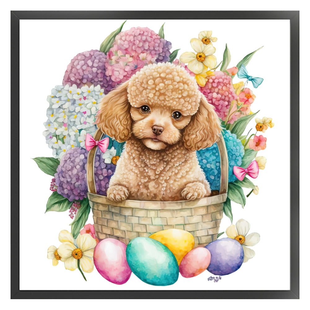 Puppy - 18CT Stamped Cross Stitch 30*30CM