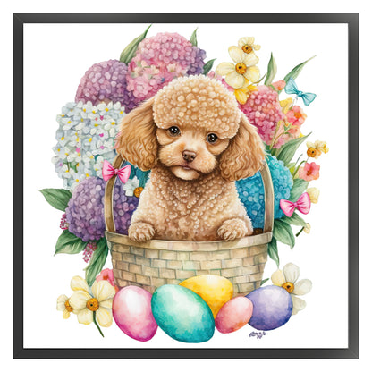 Puppy - 18CT Stamped Cross Stitch 30*30CM