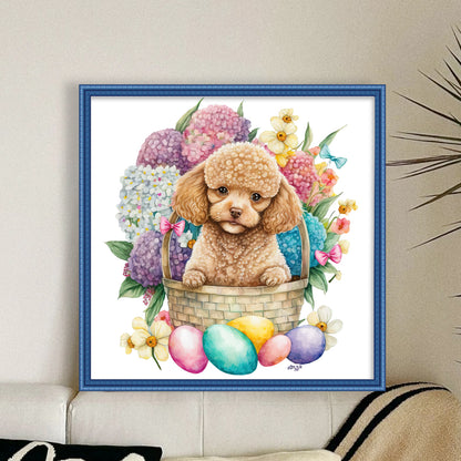 Puppy - 18CT Stamped Cross Stitch 30*30CM