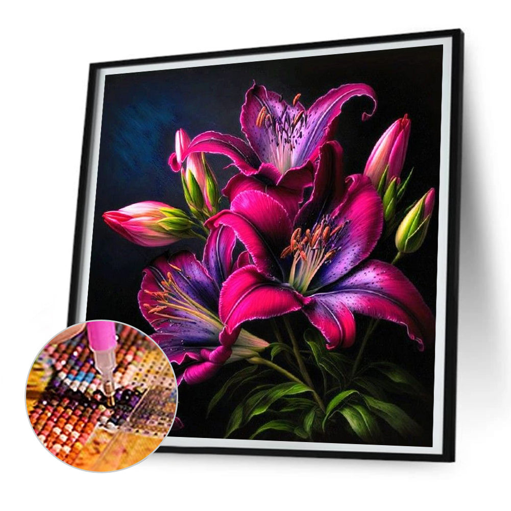 Lily - Full Round Drill Diamond Painting 30*30CM