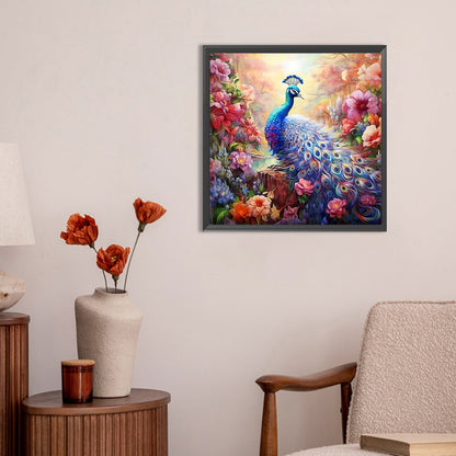 Garden Dinosaur - Full Round Drill Diamond Painting 30*30CM