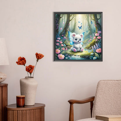 Garden Bear - Full Round Drill Diamond Painting 30*30CM